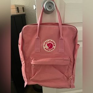Pink Fjallraven Backpack